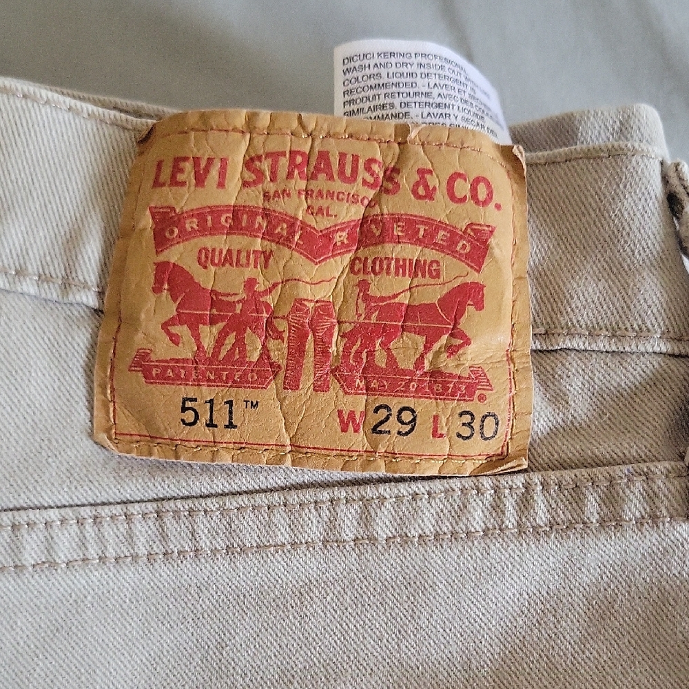 Levi's Slim Men Jeans in Tan